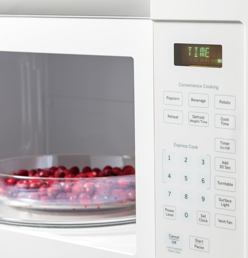 GE 1.6 Cu. Ft. Over-The-Range Microwave Oven - Sleek & Efficient Design
