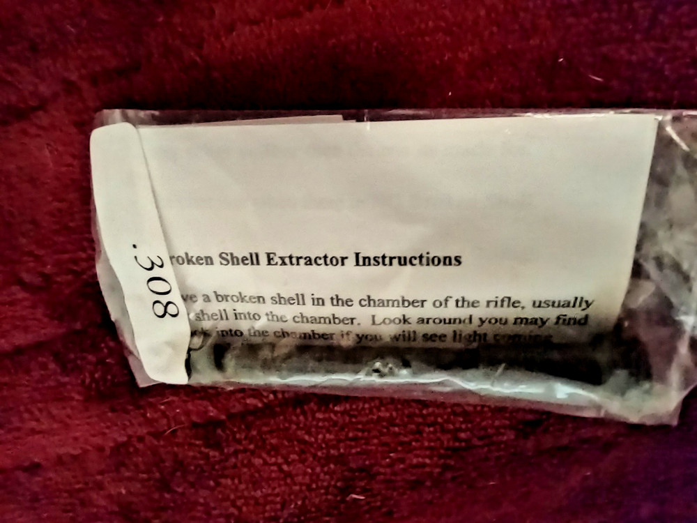 308 Broken Shell Extractor with instructions, new