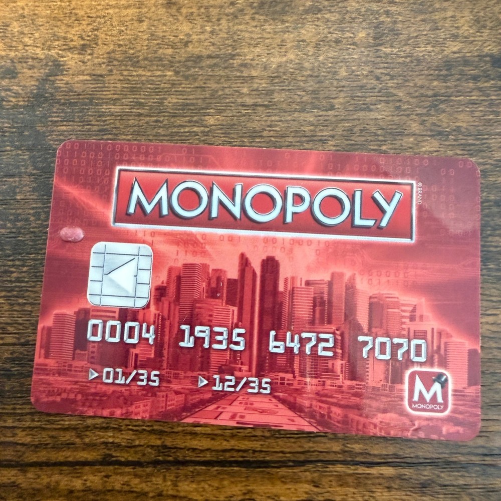 Monopoly Game Pieces 2013 Multicolor Ultimate Banking Replacement Cards Set