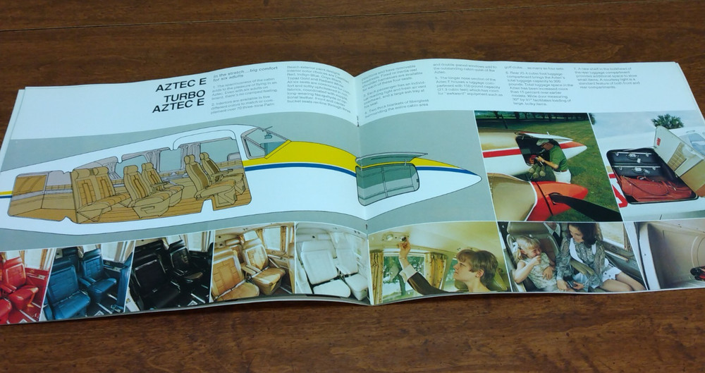 Piper Aztec E Turbo Aztec E 1970 Brochure
