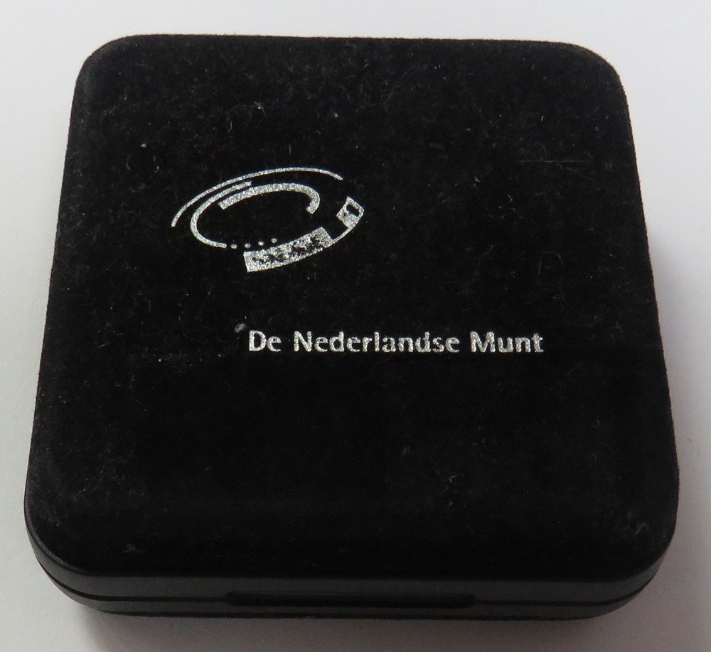 1997 SILVER NETHERLANDS 10 GULDEN PROOF MARSHALL PLANBOX COA