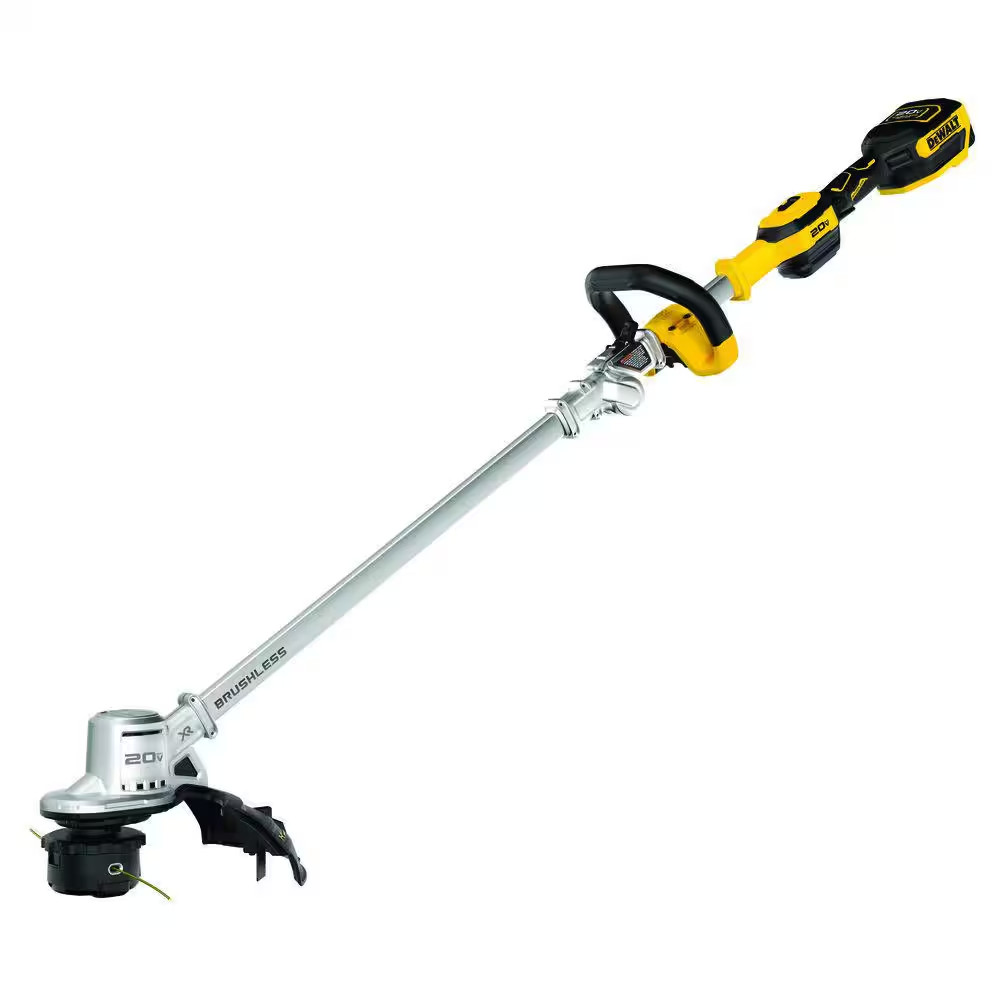 20V MAX 14 In. Brushless Cordless Battery Powered Foldable String Trimmer Kit wi