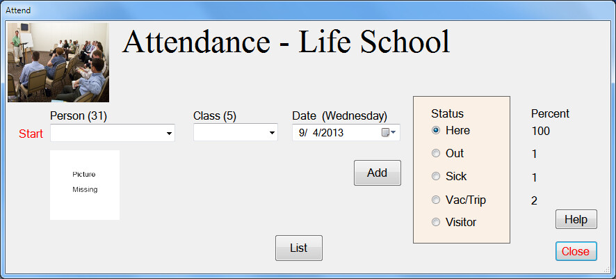 AtendR, church administration software, giving, outreach, attendance