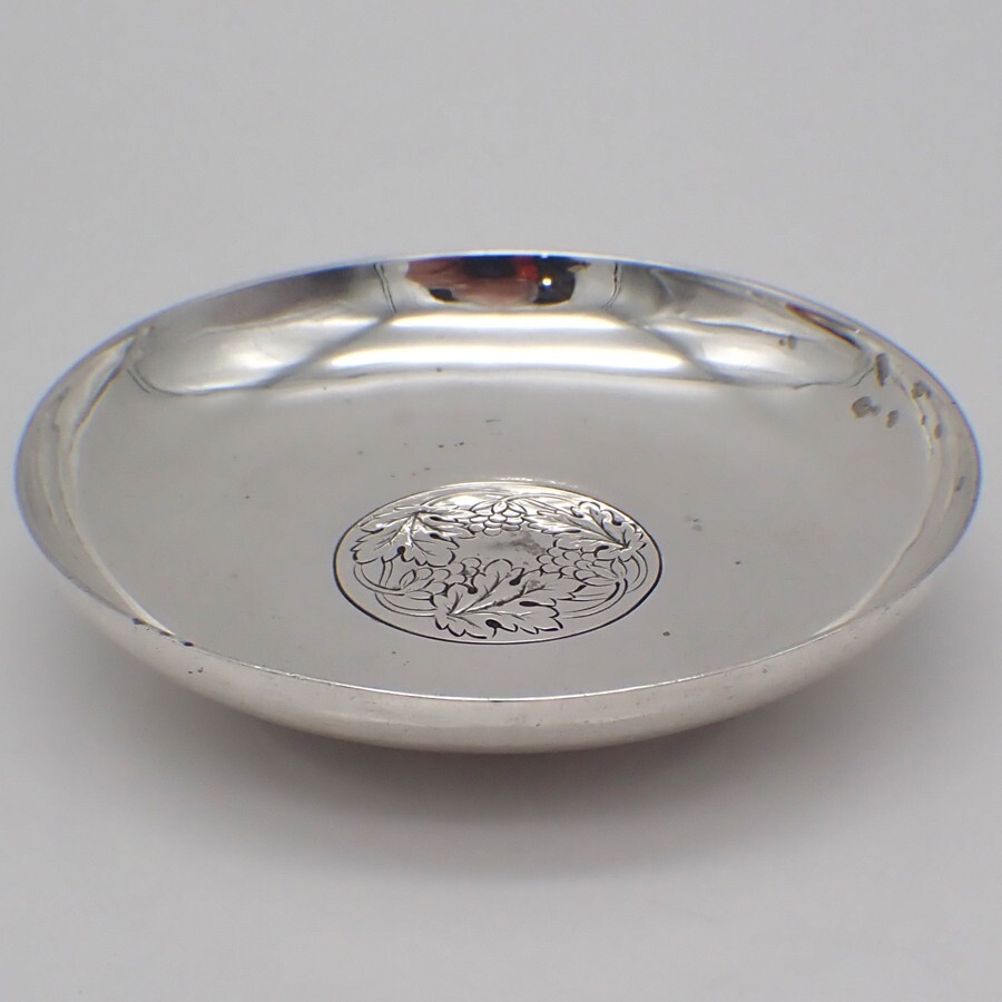Arthur Stone Round Bowl Grape Decorations Sterling Silver