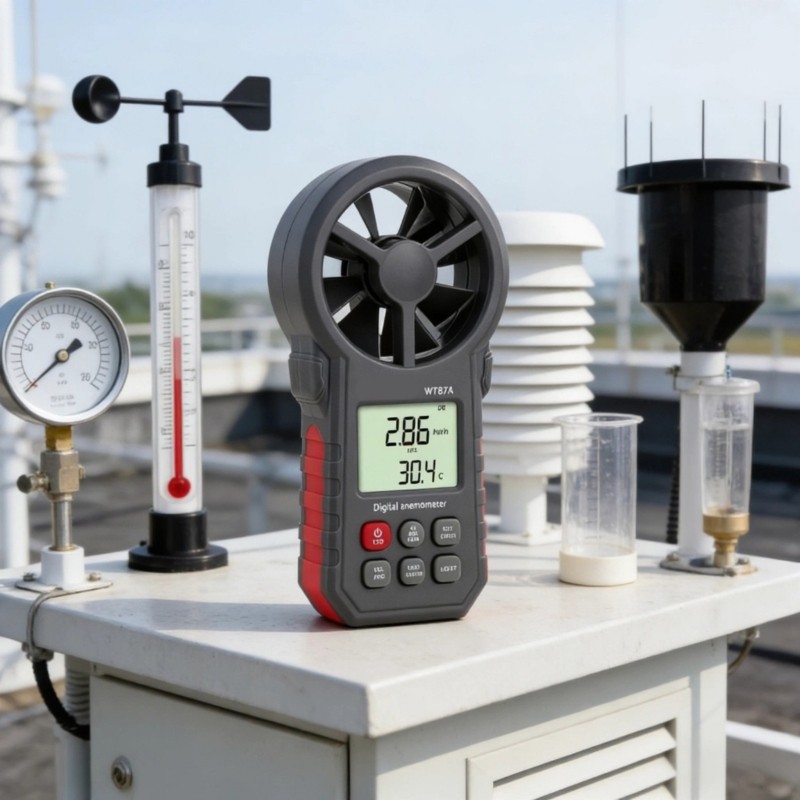 Handheld Wind Gauge Handheld Digital Anemometer for Wind Speeds