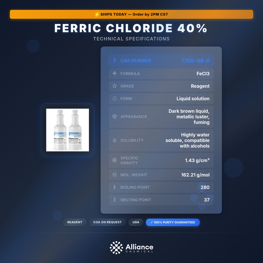 Ferric Chloride 40% - 2 Quarts