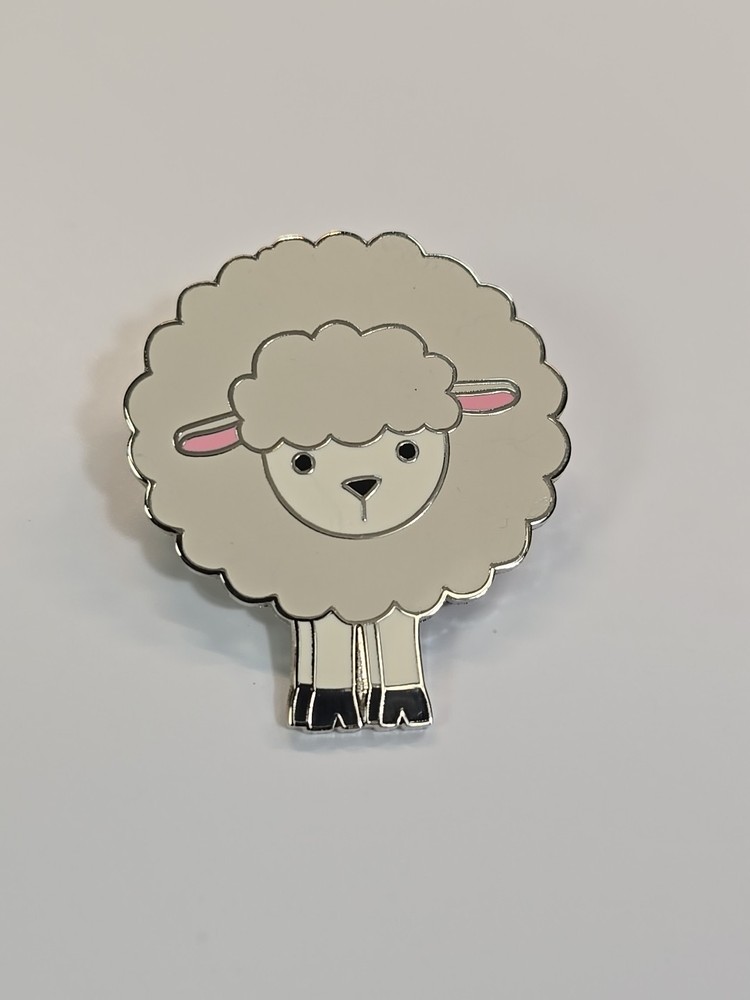 Fluffy Sheep Lapel Hat Gray & White Colors