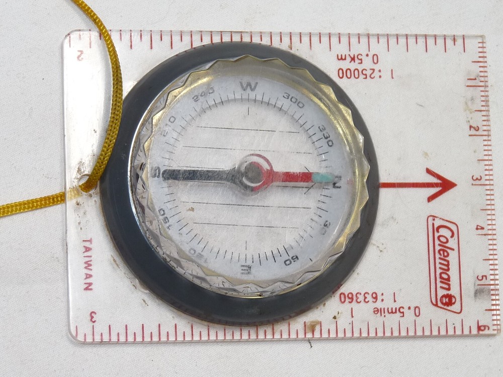 Vintage Coleman Map Compass