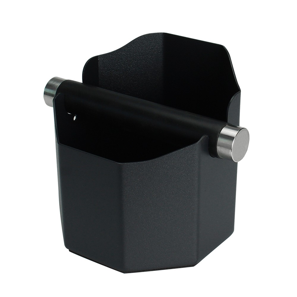 Espresso Coffee Knock Box For Grounds w/Anti-Slip Base Durable Espresso Dump Bin