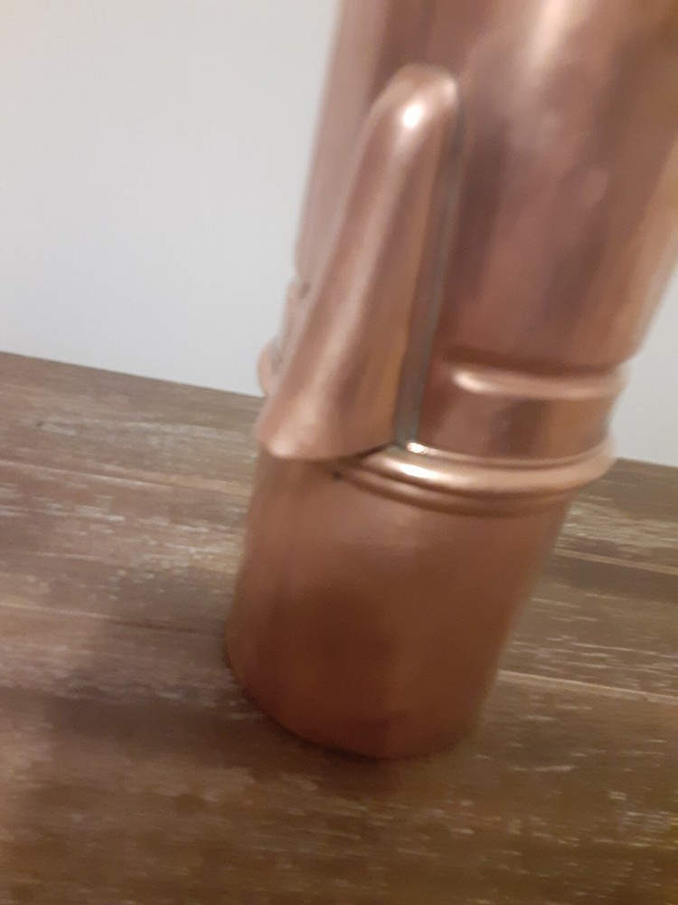 VTG.MCM COPPER 1 CUP COFFEE MAKER STACKED