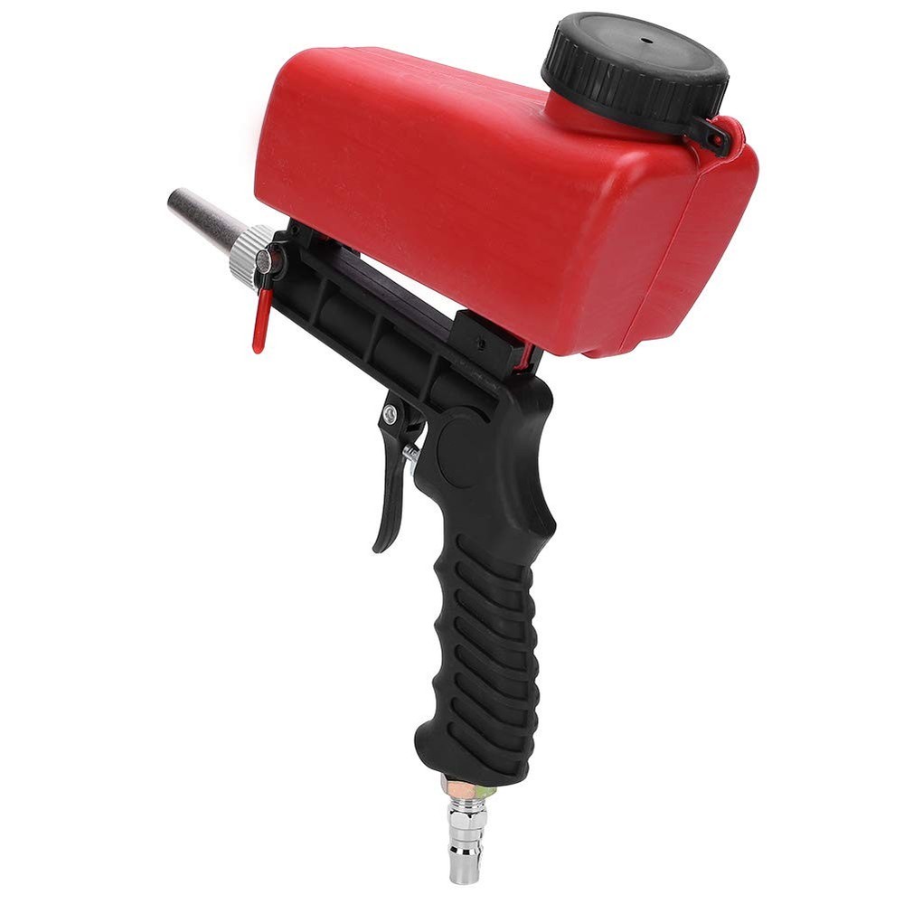 Portable Adjustable Sand Gun Kit for Blasting Projects, Remove Paint, Grime o...