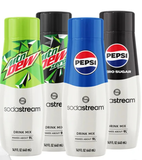 NEW SodaStream Soda Stream Mountain Dew Pepsi Zero