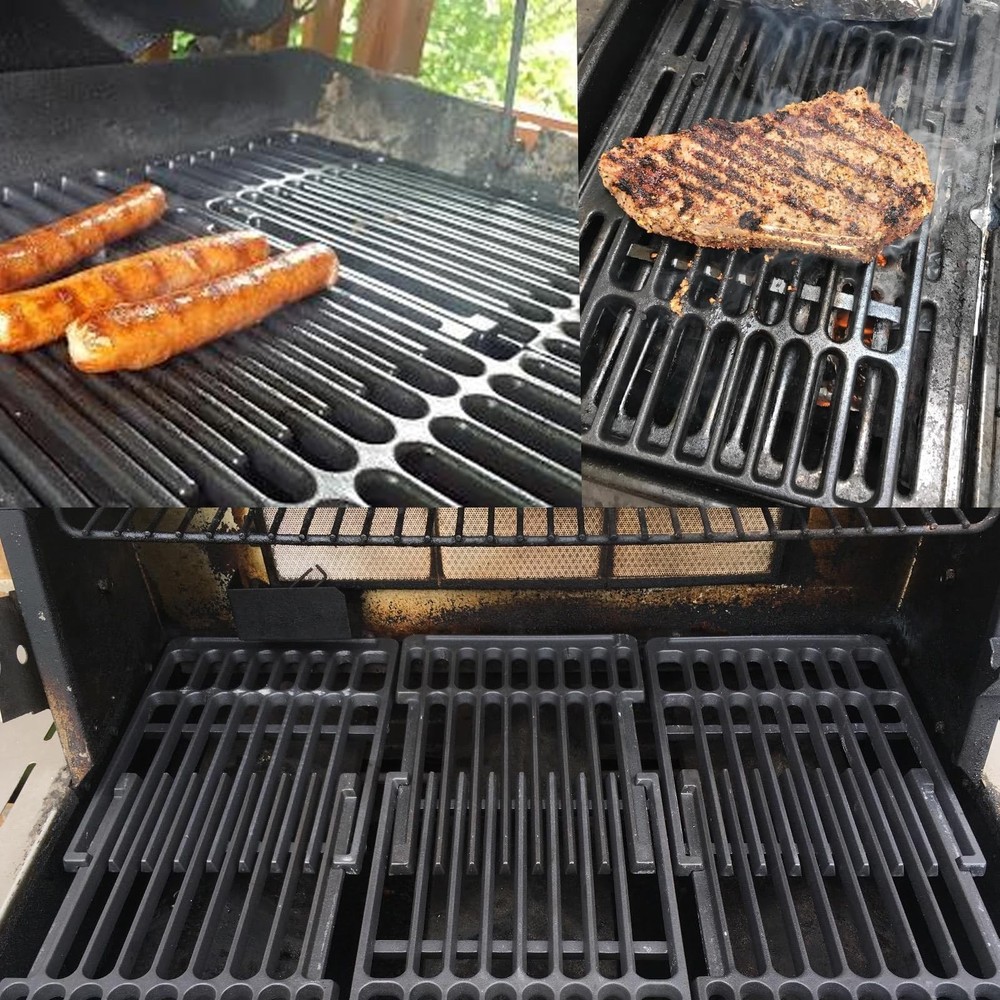 Cast Iron Adjustable Cooking Grates Replacement Universal Expandable Adjust C...