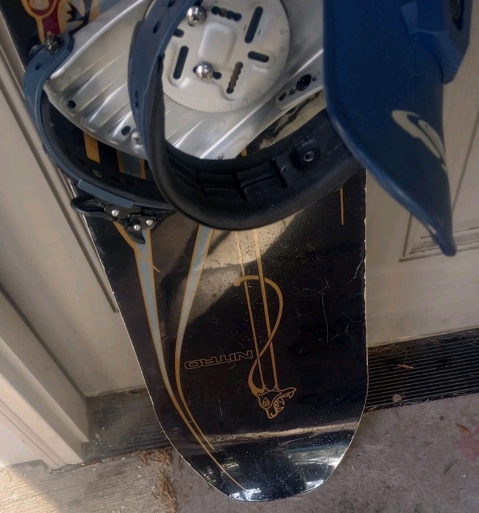 VINTAGE Nitro Diablo Snowboard 176 CM ORIGINAL BINDINGS INCL.