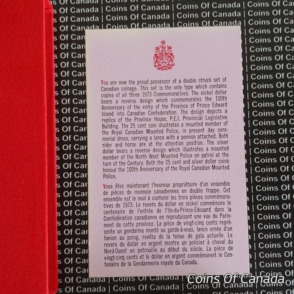 1973 Canada Double Dollar 7 Coin Specimen Set -Multiple Available #coinsofcanada