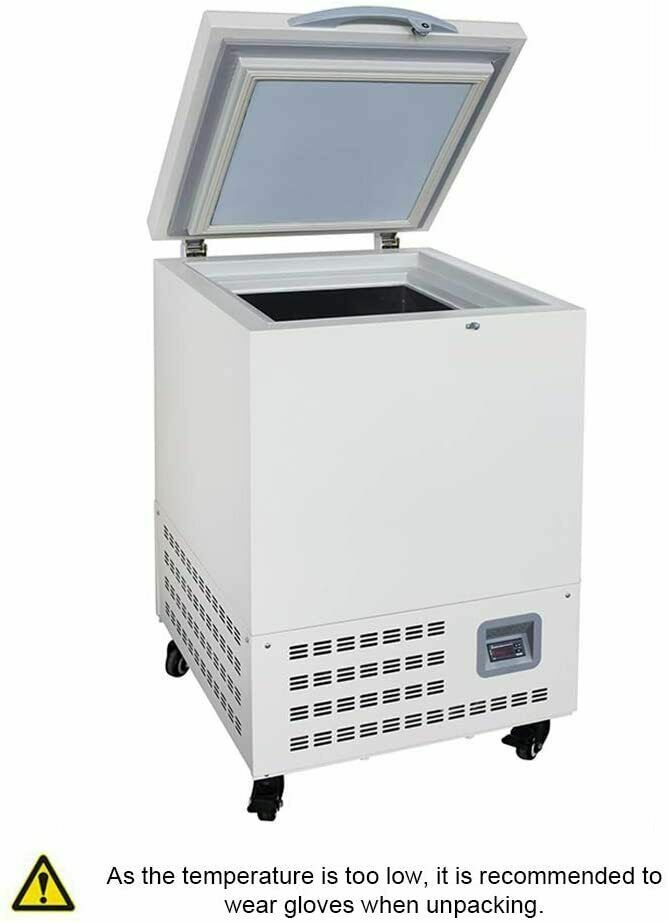 -86℃ -122.8℉ 2.4cuft Ultra Low Temperature Freezer Deep Refrigerator Lab Freezer