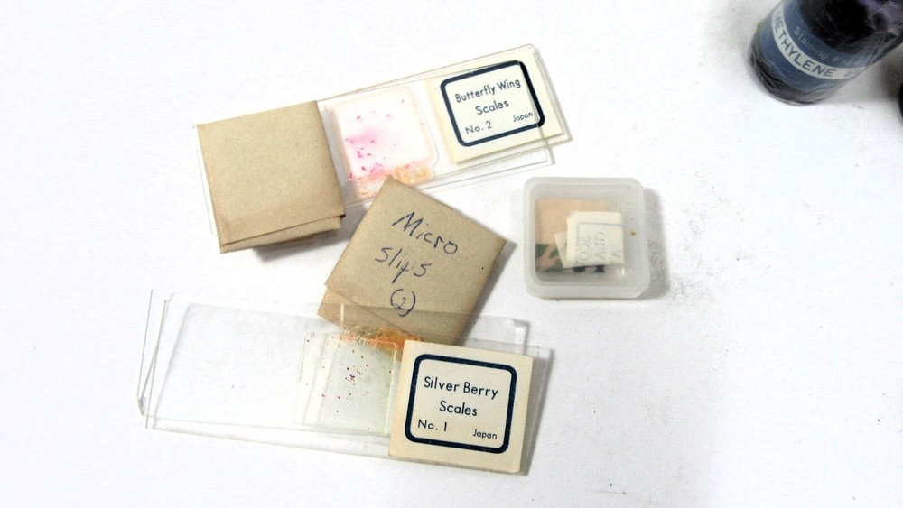 VINTAGE SCOPE INSTRUMENTS MICROSCOPE MODEL #5466 W/ BOX, MANUAL, & ACCESSORIES