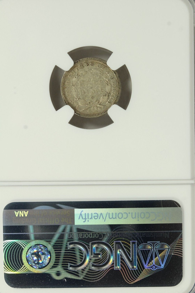 1842-O Seated Half Dime : NGC VF20