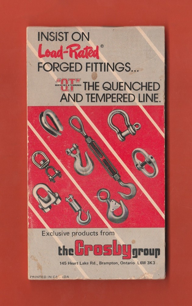 VINTAGE 1960'S CROSBY HOOKS NOTEPAD - UNUSED