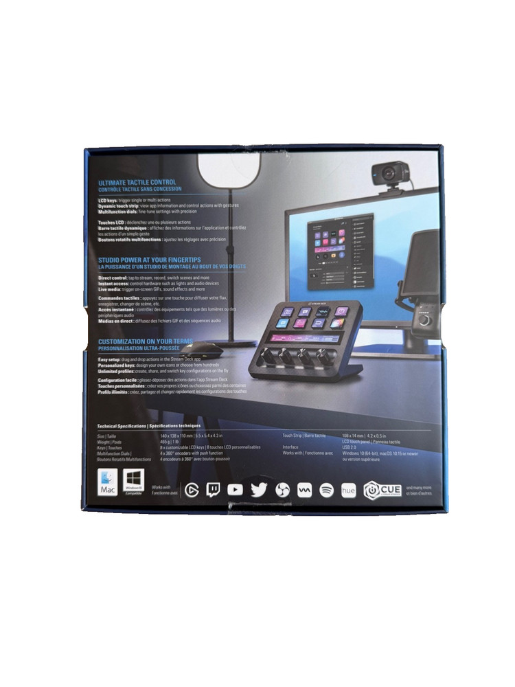 Elgato Stream Deck+ Studio Controller - Black
