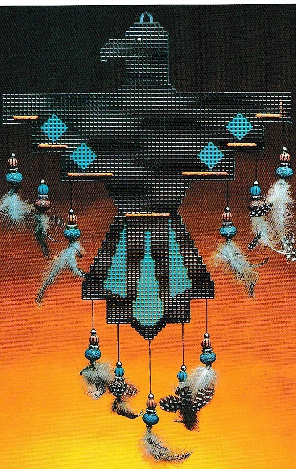 Wind Dancer - 10-1/2" x 17-1/2" - 7 count pc - Plastic Canvas Pattern ONLY