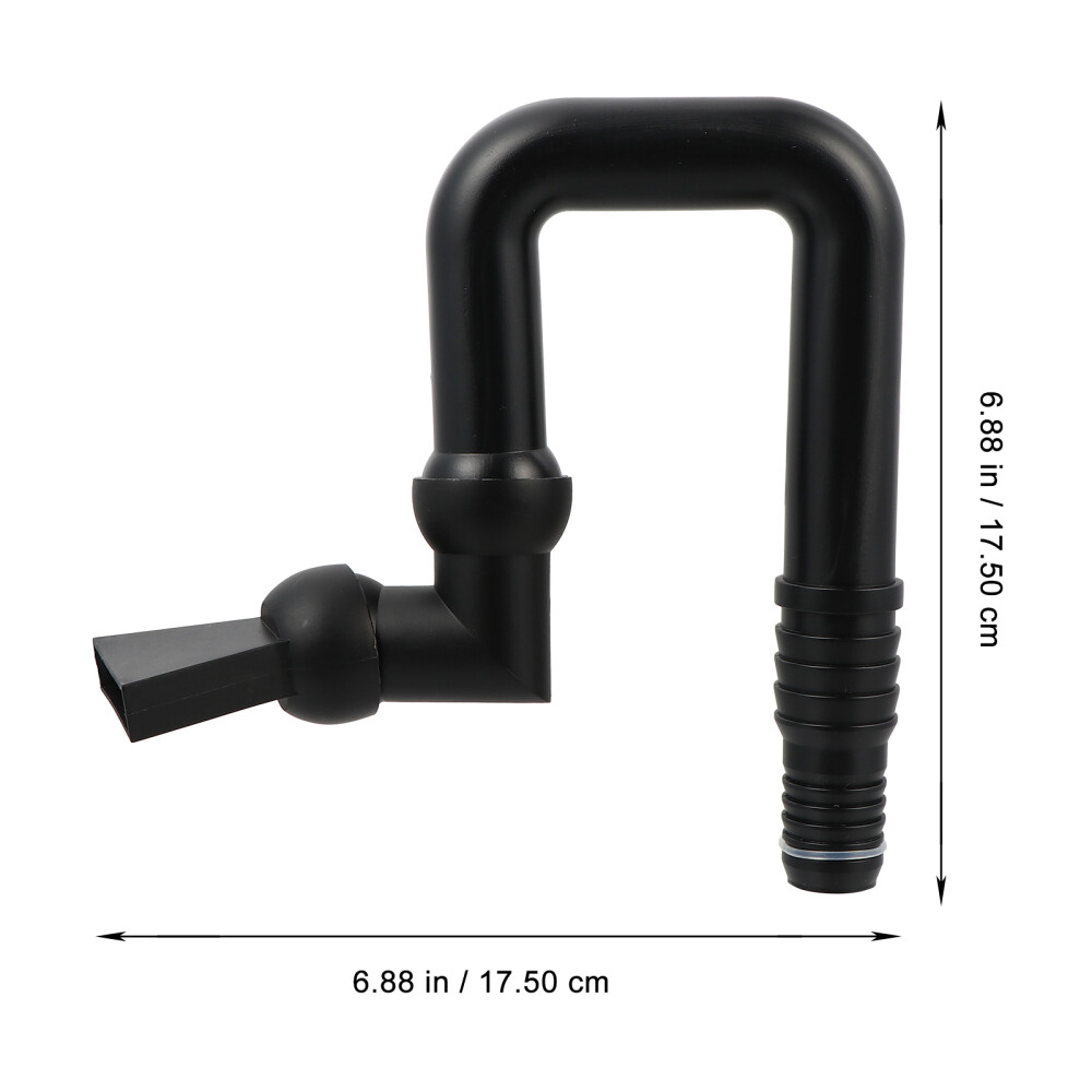 Fish Tank Duckbill Nozzle Aquarium Overflow Return Pipe Accessory