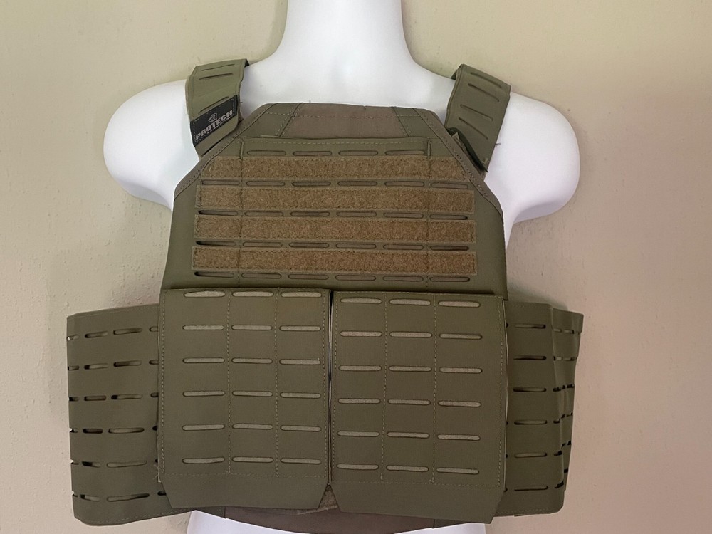 PROTECH Scalable Plate Rack System SHIFT 360 XL Ranger Green Webless Molle