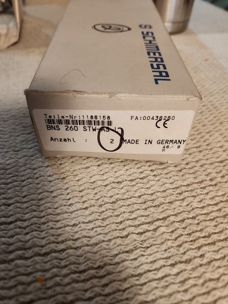 Schmersal, BNS 260-STW-AS-L, Non-Contact Sensor, 2 Pack