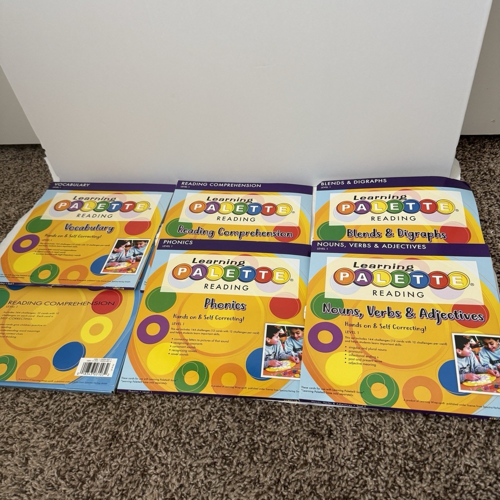 Learning PALETTE Reading Level 1 Self-Correcting Educational Fun & Engaging