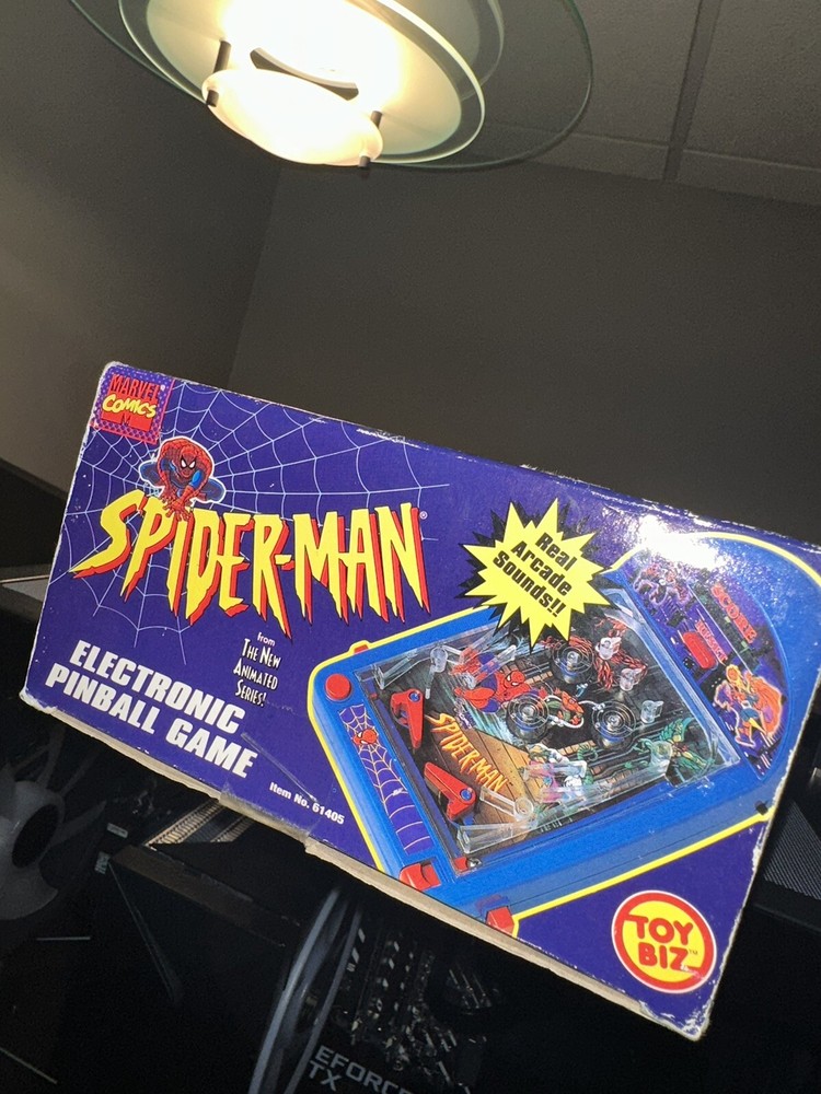 Used Marvel Spider-Man Electronic Pinball Game - Free Shipping