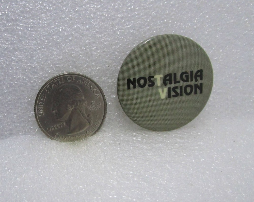 Nostalgia Vision TV Button Pin