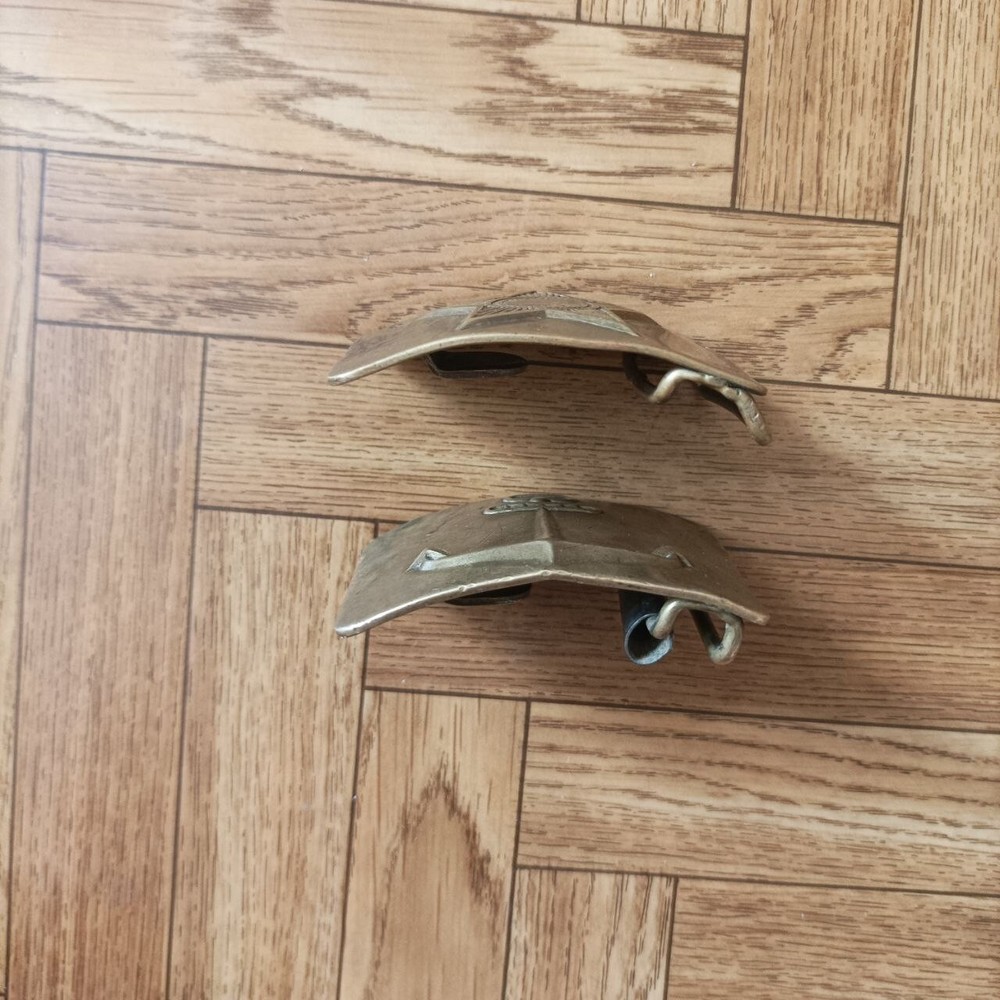 Vintage brass belt buckle Soviet