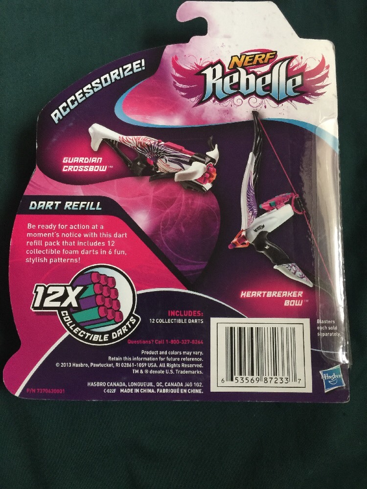 Nerf Rebelle Dart Refill Pack - 12 Darts