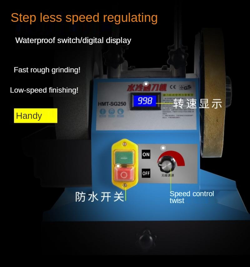 Electric water-cooled knife sharpener desktop low-speed scissors sharpener