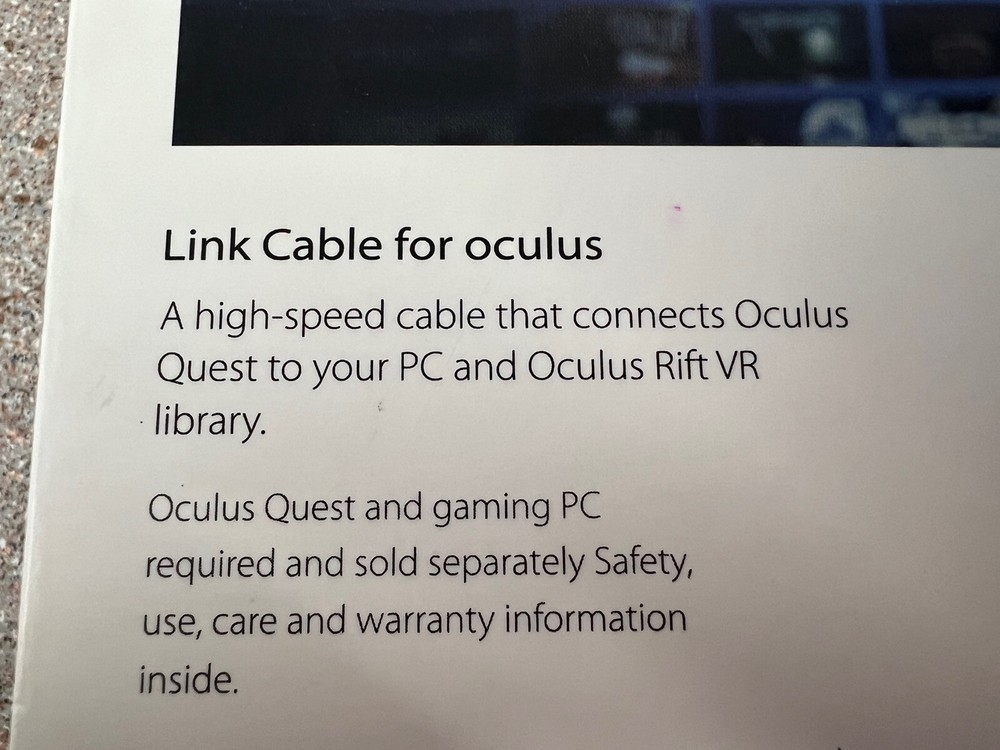 Amavasion CTA-5 Link Cable 5M for Oculus 2 New