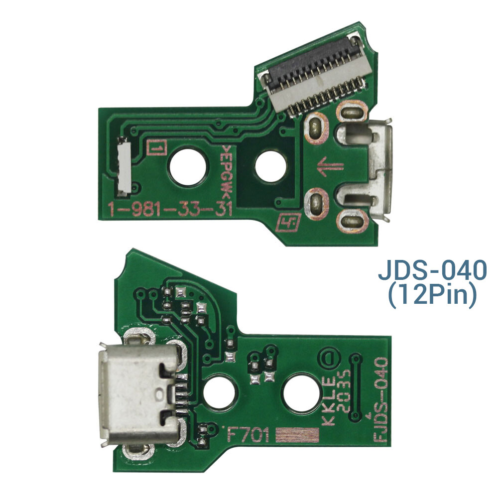 For Sony PS4 Controller USB Charging Port Board Connector Flex Cable 2 Pack
