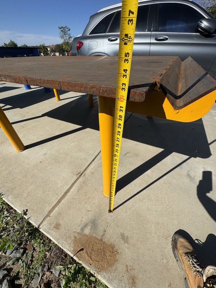 8x6' steel welding table 1" top plate