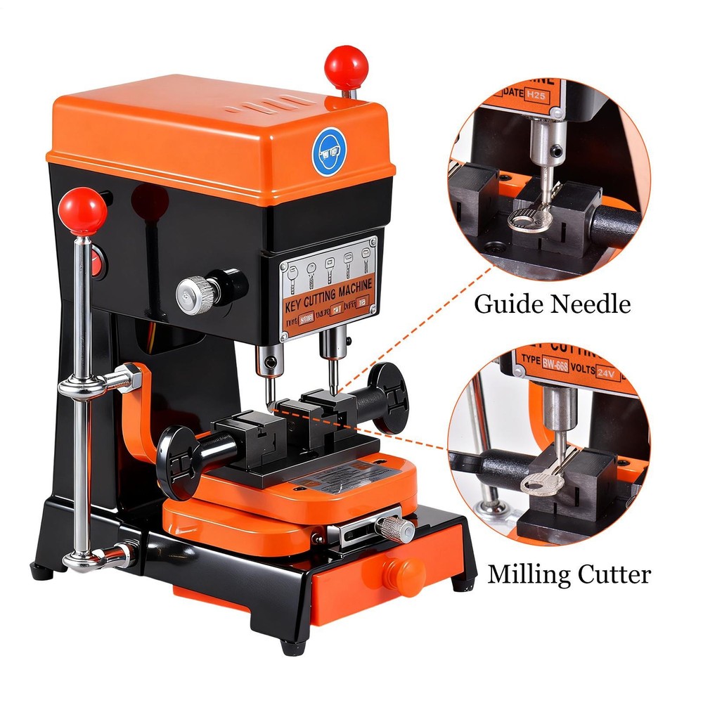 Key Cutting duplicating Machine Cutter Car Key Copier Locksmith Tools-