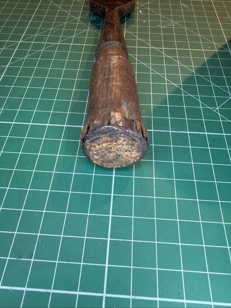 Vintage Timber Framing Wood Chisel Slick ~ 2" ~w/ Original Handle