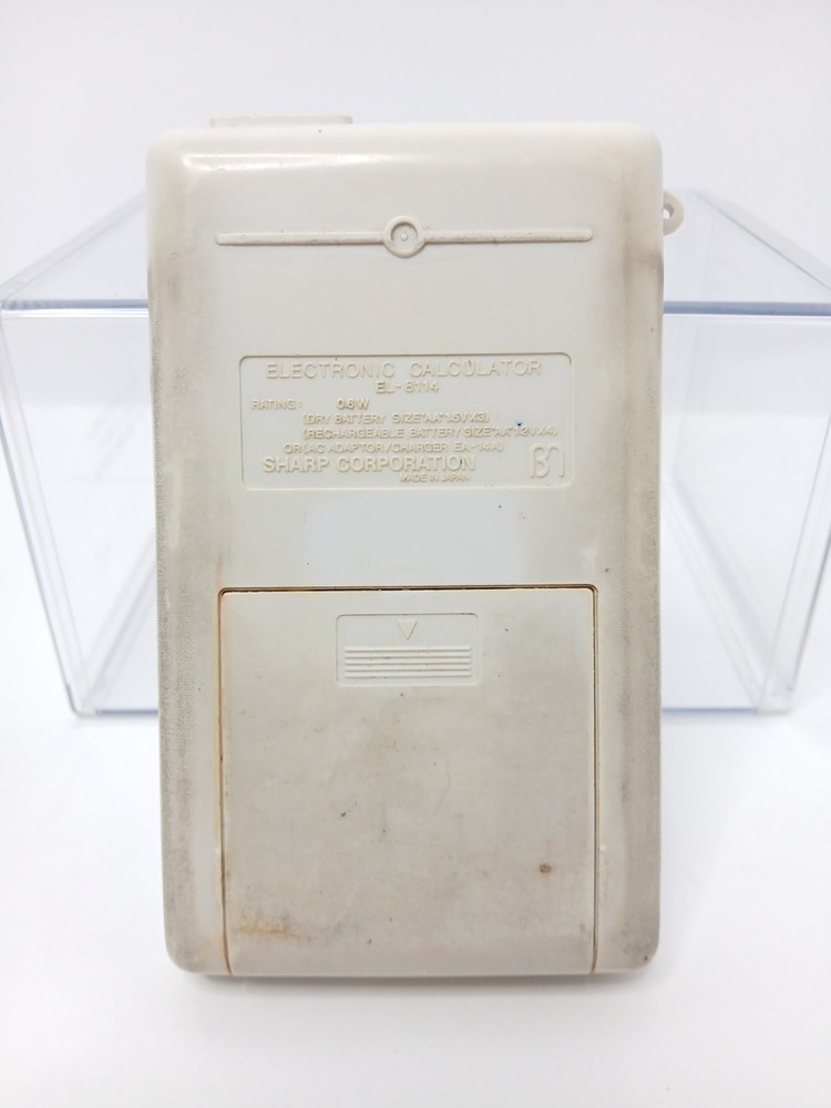 Sharp EL-8114 Elsi Mate Calculator Tested Working