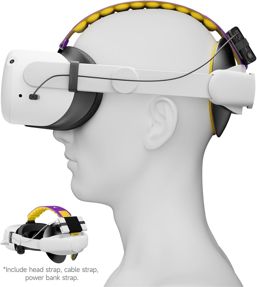 Q20 Headset Strap for Quest 2 - Accessories for Quest 2 - Lite Design for Imp...