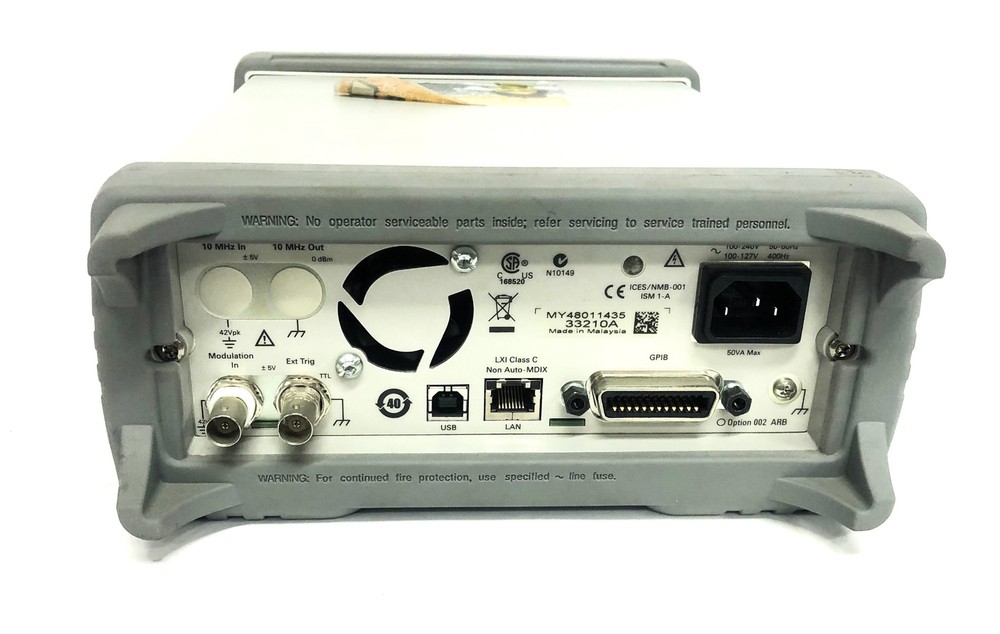Agilent 10MHz Function/Arbitrary Waveform Generator No Side Bracket 33210A USED