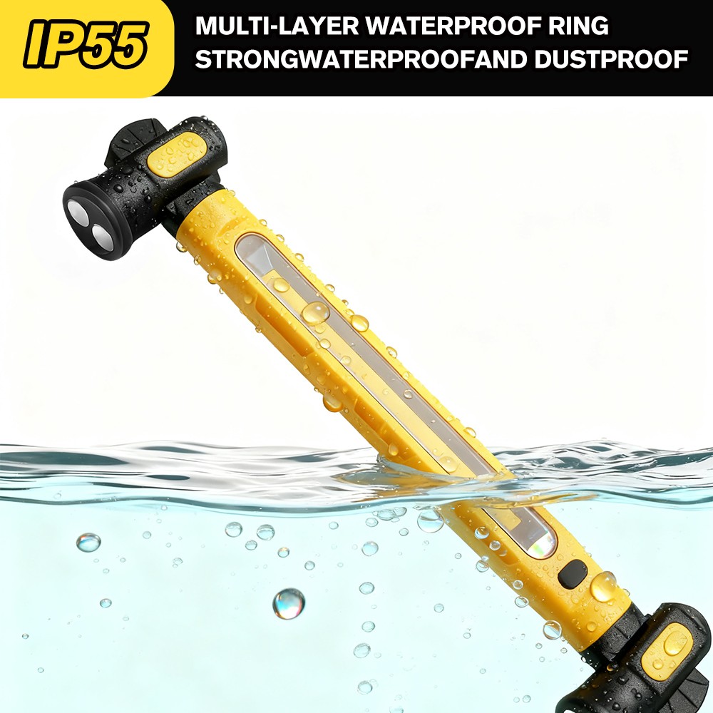 Under Hood Work Light Bar 2PACK LED Magnetic Light Bar with Hooks Rechargeable