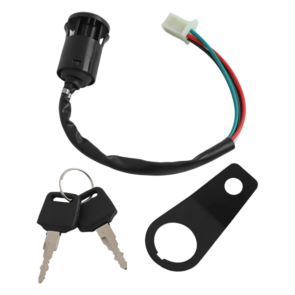 Motorcycle Ignition Switch with Holder Compatible with Multiple Brands