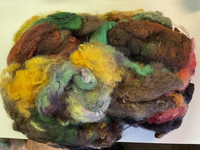 8 oz. Wool Romney Locks- Multiple Colors