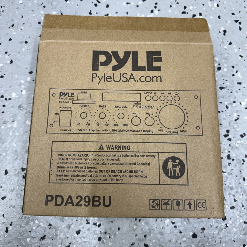PyleHome PDA29BU.6 Compact Bluetooth Steereo Power Amplifier