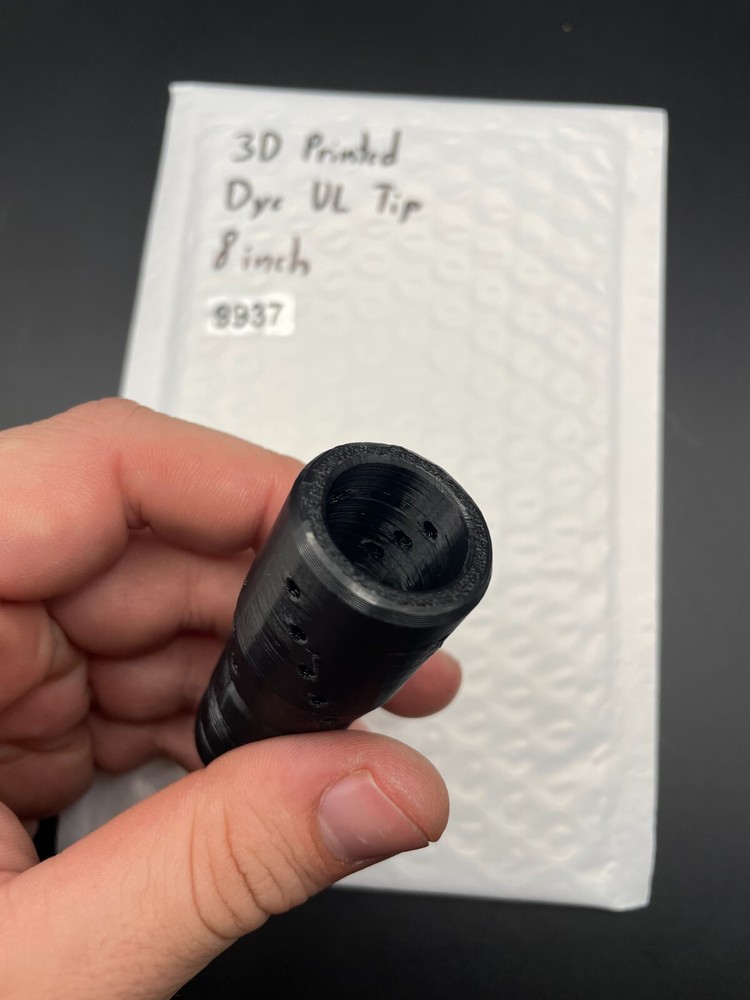 3D Printed Dye UL Tip 8 Inch