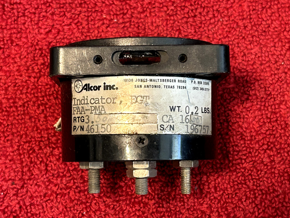 ALCOR 2 1/4" EGT INDICATOR P/N 46150 CORE