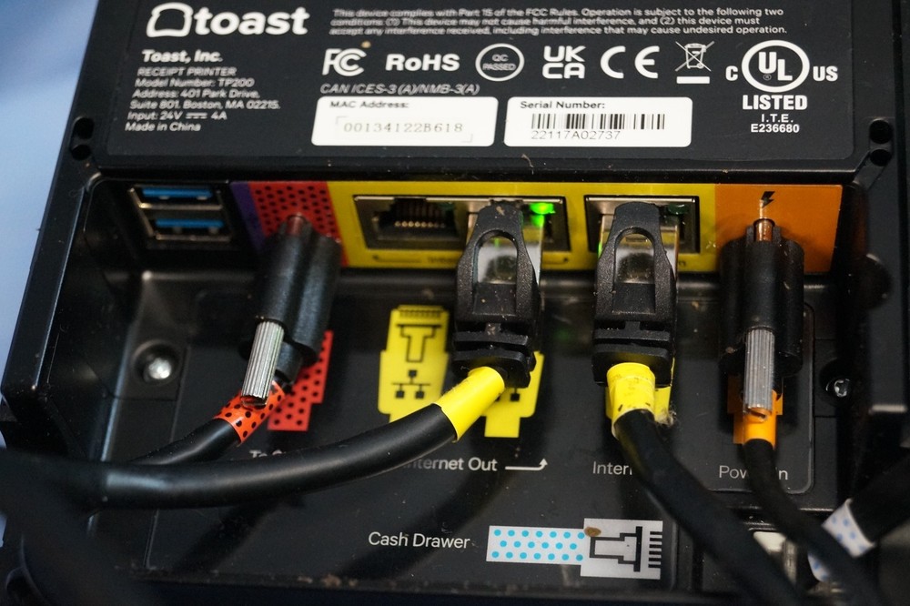 Toast POS Systems Touchscreen Terminal, 6 Handheld System, 3 Printer UNTESTED