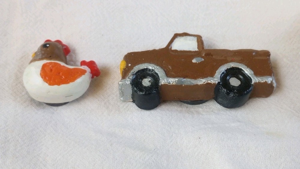 Barn Magnet Handmade Clay
